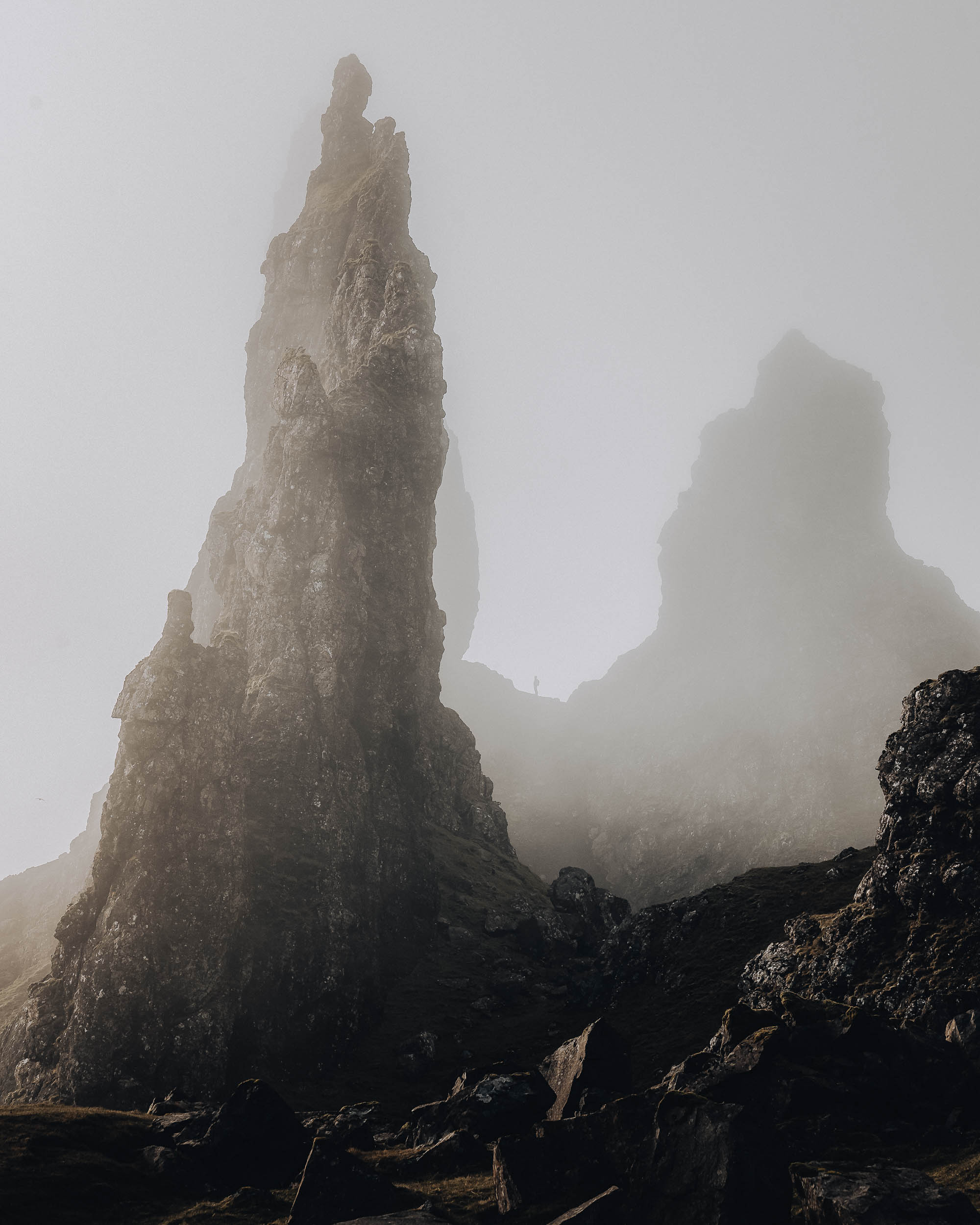 Old man of storr on the isle of skye