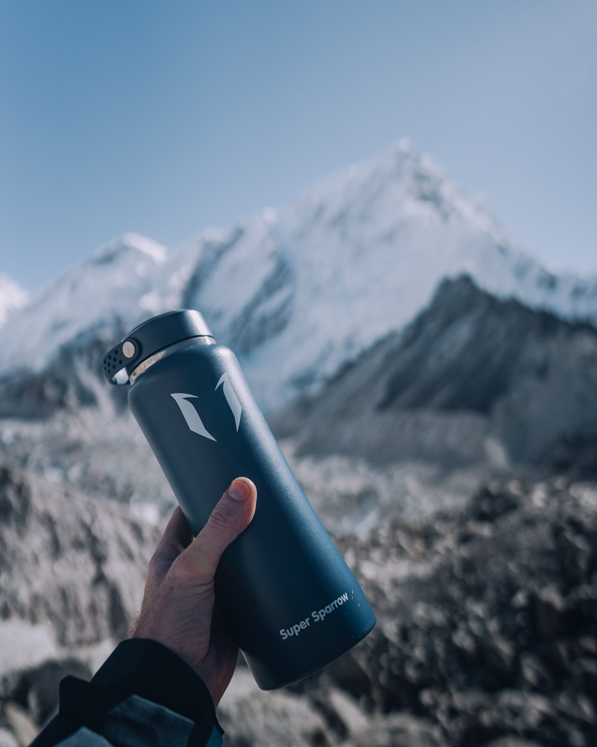 carrying favourite drink bottle