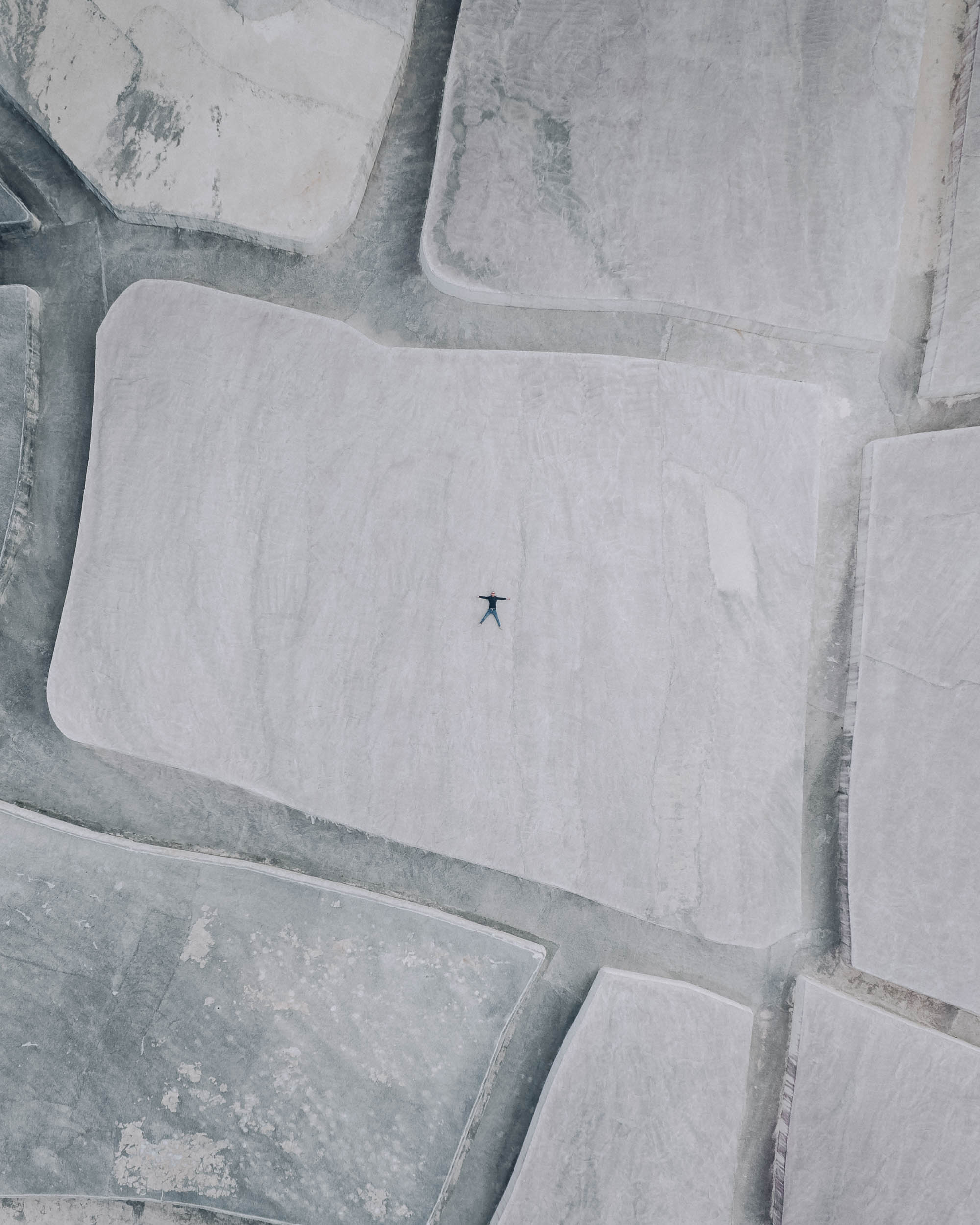 Cretto di Burri from the air