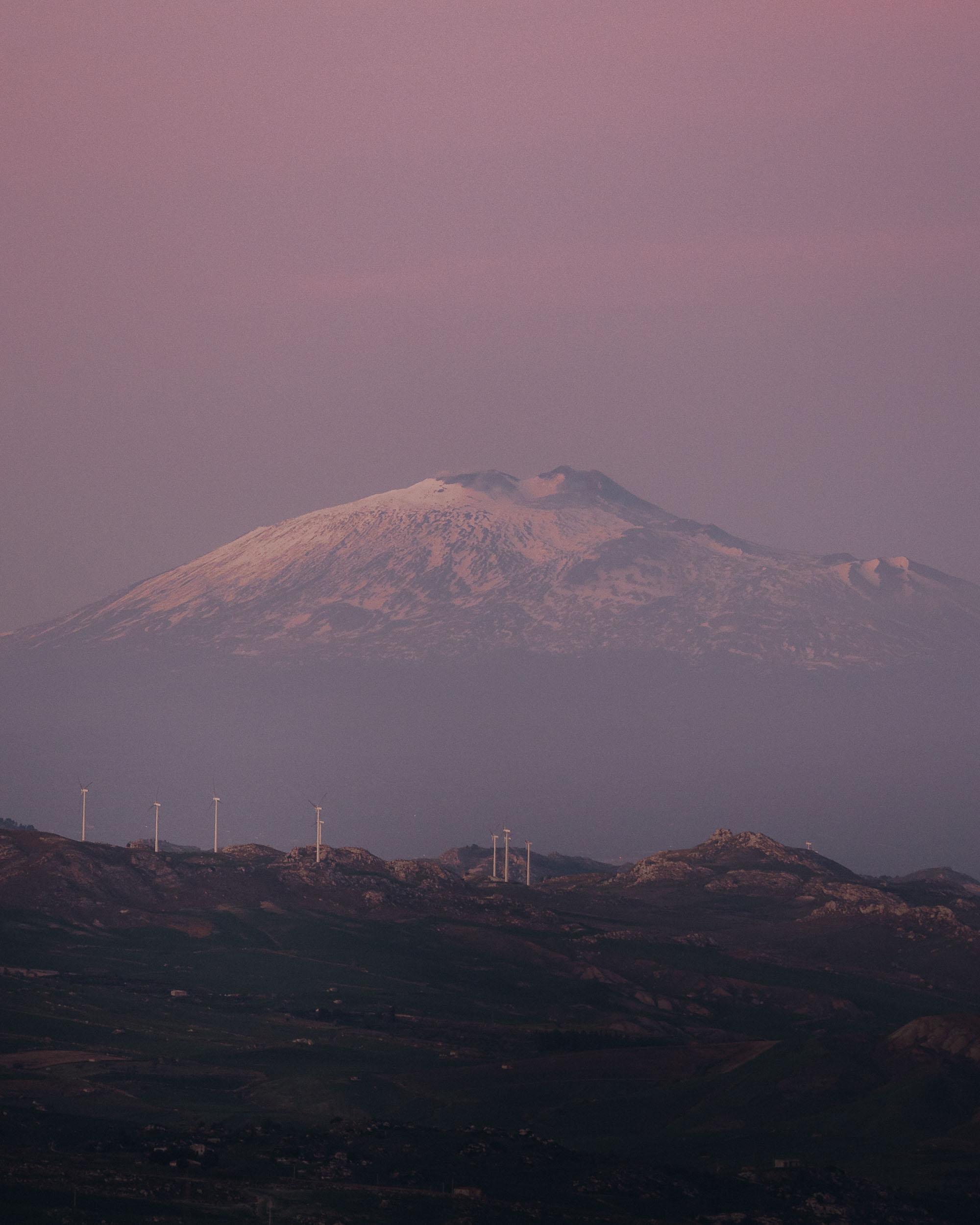 Views over Mount Etna