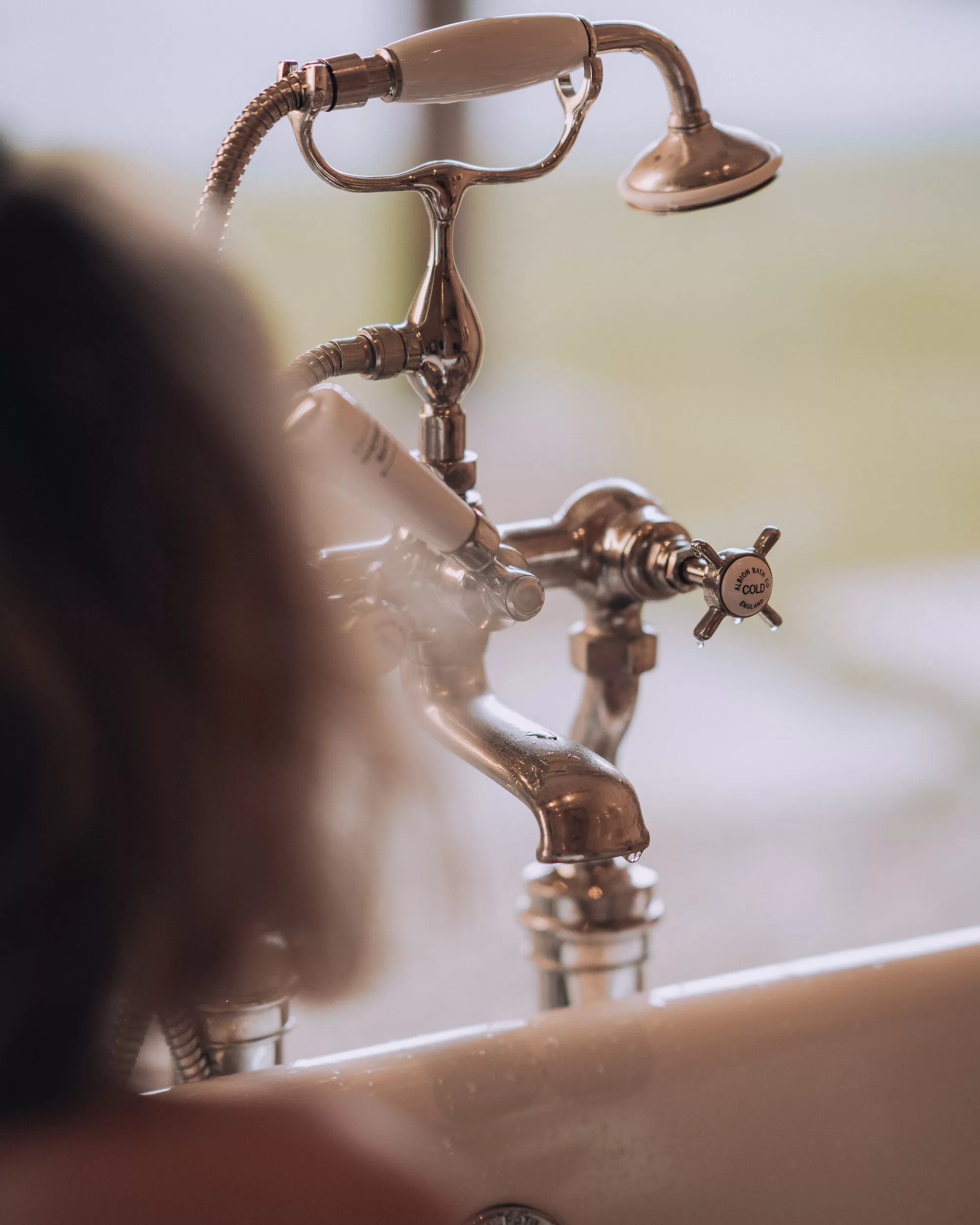 Bath time details at Bibury Farm Barns